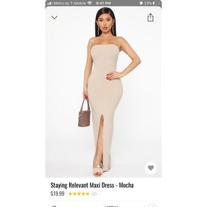 Staying relevant maxi dress